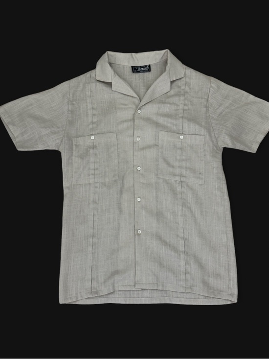 Maxims Other - Men's European Short-Sleeve Cuban Collar Shirt